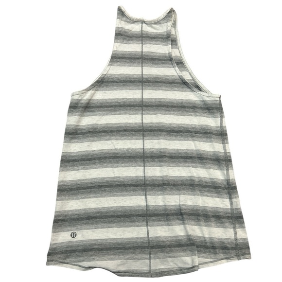 Lululemon Find Your Zen Yoga Pilates Activewear Workout Striped Tank Top - Picture 8 of 9